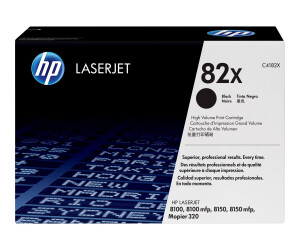 HP 82X - Hohe Ergiebigkeit - Schwarz - original - LaserJet - Tonerpatrone (C4182X)