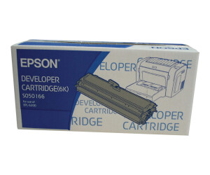 Epson S050166 - black - original - developer cartridge