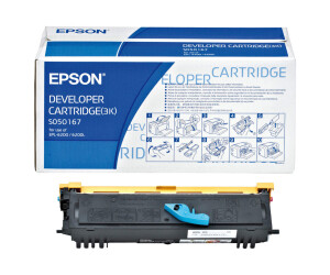 Epson S050167 - black - original - developer cartridge