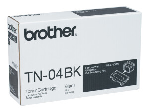 Brother TN04BK - Schwarz - Original - Tonerpatrone