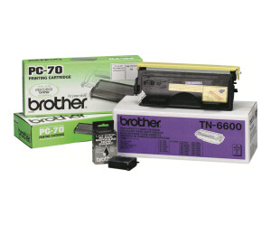 Brother TN -6600 - black - original - toner cartridge
