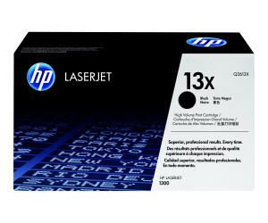 HP 13X - Hohe Ergiebigkeit - Schwarz - original -...