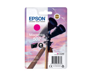 Epson 502 - 3.3 ml - Magenta - original - blister packaging