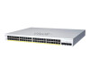 Cisco Business 220 Series CBS220-48T -4X - Smart - Smart - 48 x 10/100/1000 + 4 x 10 Gigabit SFP + (Uplink)