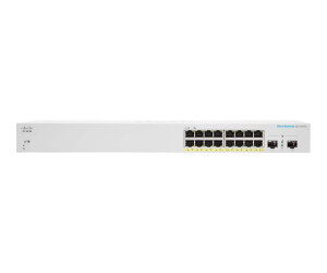 Cisco Business 220 Series CBS220-16P -2G - Switch - Smart - 16 x 10/100/1000 (POE+)