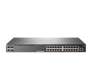 HPE Aruba 2930F 24G PoE+ 4SFP - Switch - L3 - managed -...