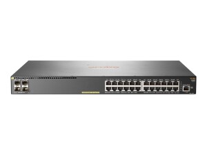 HPE Aruba 2930F 24G PoE+ 4SFP - Switch - L3 - managed -...
