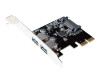 LogiLink PCI Express Card 2x USB 3.1 - USB-Adapter