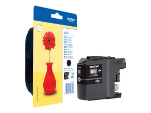 Brother LC121BK - Schwarz - original - Tintenpatrone