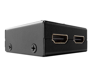 Lindy 2 Port HDMI 18G Bi-Directional Switch - Video/Audio-Schalter