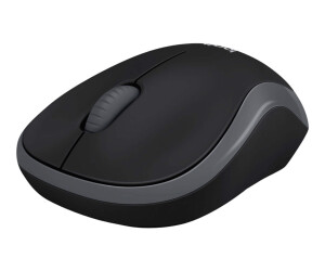 Logitech B220 Silent - Mouse - Visually - 3 keys - wireless - 2.4 GHz - Wireless recipient (USB)