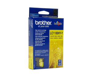 Brother LC1100Y - Yellow - original - ink cartridge