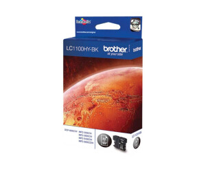 Brother LC1100HYBK - Hohe Ergiebigkeit - Schwarz