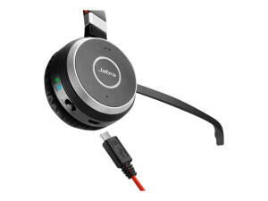 Jabra Evolve 65 UC stereo - Headset - On-Ear