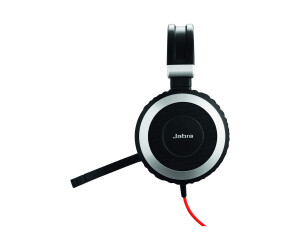 Jabra Evolve 80 MS Stereo - Headset - Earring