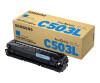 HP Samsung CLT -C503L - high productive - cyan - original - toner cartridge (SU014A)