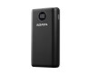 ADATA P20000QCD - Powerbank - 20000 mAh - 74 Wh - 18 Watt - PD 3.0, QC 3.0 - 4 Ausgabeanschlussstellen (USB, 24 pin USB-C)