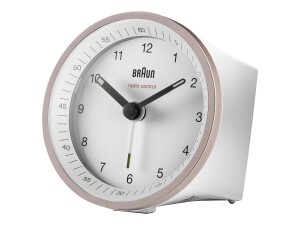 Braun radio alarm clock BC07PW -DCF Pink/White - Quarter...
