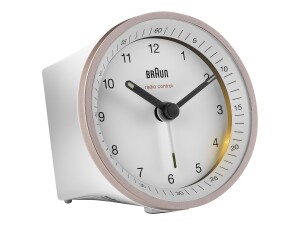 Braun radio alarm clock BC07PW -DCF Pink/White - Quarter...