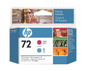 HP 72 - Cyan, Magenta - Druckkopf - f&uuml;r DesignJet HD...