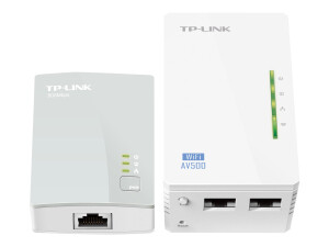 TP-LINK TL-WPA4220KIT AV500 2-Port Wifi Powerline Adapter...