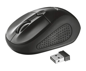 Trust Primo - Maus - rechts- und linkshändig - optisch - kabellos - kabelloser Empfänger (USB)