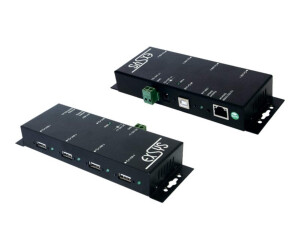 Exsys EX-6002 - Ger&auml;teserver - 4 Anschl&uuml;sse - USB