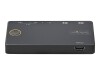 StarTech.com 2 Port Hybrid KVM Switch HDMI + USB-A & USB-C - 4K 60Hz HDMI 2.0 Monitor - Kompakter Desktop und/oder Laptop HDMI KVM Umschalter - USB Bus Powered - Thunderbolt 3 Kompatibel (SV221HUC4K)