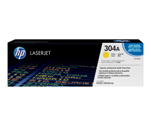 HP 304a - Yellow - Original - Laserjet - Toner cartridge (CC532A)