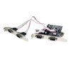 StarTech.com 4 Port Serielle RS232 PCI Express Schnittstellenkarte mit Breakout Kabel