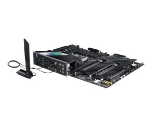 ASUS ROG STRIX Z590-F GAMING WIFI - Motherboard - ATX - LGA1200-Sockel - Z590 Chipsatz - USB-C Gen2, USB 3.2 Gen 1, USB 3.2 Gen 2, USB-C Gen 2x2 - Bluetooth, 2.5 Gigabit LAN, Wi-Fi - Onboard-Grafik (CPU erforderlich)