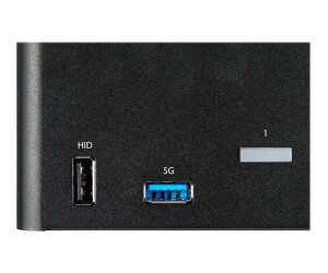 Startech.com 2 Port DisplayPort KVM Switch - 4K 60 Hz UHD HDR - DP 1.2 KVM switch with USB 3.0 stroke with 2 connections (5 GBit/s)