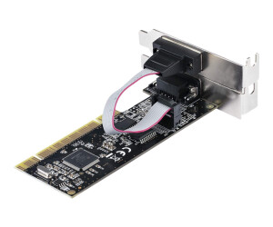 StarTech.com 2 Port PCI RS232 Serial Adapter Card - Serielle Schnittstellenkarte - PCI zu Dual DP9 Controller Card - Standard- und Low-Profile Slotblech - Windows/Linux (PCI2S5502)