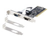 Startech.com 2 Port PCI RS232 Serial Adapter Card - Serial Interface Card - PCI to Dual DP9 Controller Card - Standard and low -profile slot sheet - Windows/Linux (PCI2S5502))