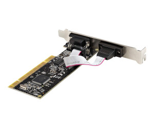 StarTech.com RS232 PCI Karte - PCI auf 2 Serielle Port-Karte - PCI 2-Port DB9 Serielle Controller-Karte RS232 - Schnittstellenkarte - PCI Expansion - Erweiterungskarte für Desktops (PCI2S1P2)