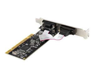 Startech.com RS232 PCI card - PCI on 2 serial port card - PCI 2 -Port DB9 Serial Controller card RS232 - Interface card - PCI expansion - Extension card (PCI2S1P2)