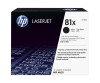 HP 81X - Hohe Ergiebigkeit - Schwarz - original - LaserJet - Tonerpatrone (CF281X)