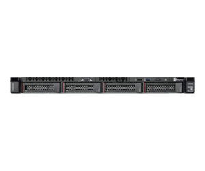 Lenovo ThinkSystem SR530 7X08 - Server - Rack-Montage - 1U - zweiweg - 1 x Xeon Silver 4210R / 2.4 GHz - RAM 16 GB - SAS - Hot-Swap 6.4 cm (2.5")