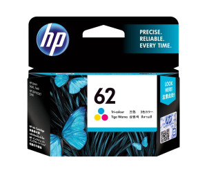 HP 62 - 4.5 ml - color (cyan, magenta, yellow)