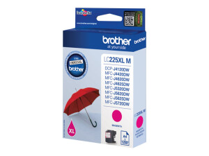 Brother LC225XLM - Magenta - original - Tintenpatrone