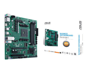 ASUS Pro B550M-C/CSM - Motherboard - micro ATX - Socket...