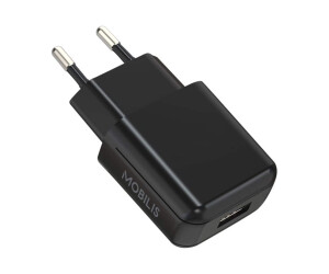 Mobilis power supply - 2 A (USB) - black