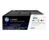 HP 312A - 3er-Pack - Gelb, Cyan, Magenta - original - LaserJet - Tonerpatrone (CF440AM)