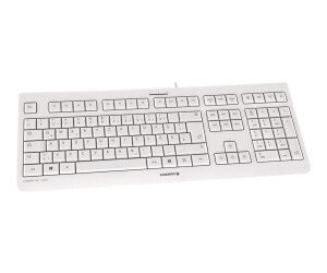 Cherry KC 1000 - keyboard - USB - GB - Pale Gray