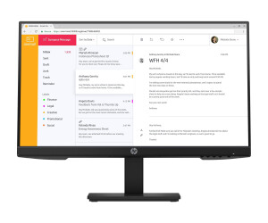 HP P24H G4 - LED monitor - 61 cm (24 ") (23.8" Visible) - 1920 x 1080 Full HD (1080p)