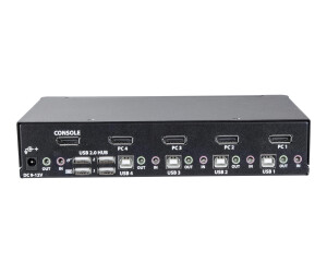 StarTech.com 4 Port DisplayPort KVM Switch - DisplayPort 1.2 KVM