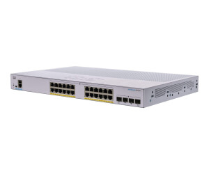 Cisco Business 350 Series 350-24P-4G - Switch - L3 - managed - 24 x 10/100/1000 (PoE+)