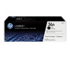 HP 36A - 2er-Pack - Schwarz - original - LaserJet - Tonerpatrone (CB436AD)