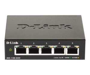 D -Link DGS 1100-05V2 - Switch - Smart - 5 x 10/100/1000