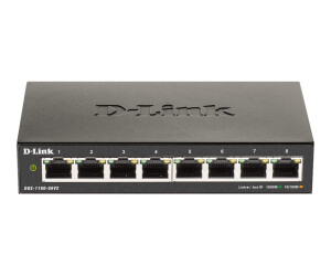 D -Link DGS 1100-08V2 - Switch - Smart - 8 x 10/100/1000
